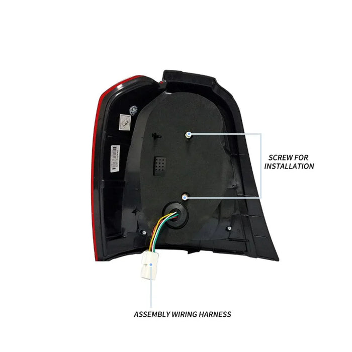 LED Tail Lights Assembly For 2001-2007 Toyota Highlander 1th Gen (XU20)
