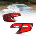 LED Tail Lights Assembly With Amber Turn Signal For 2012-2014 Toyota Camry XV50 Regular Models Pre-Facelift
