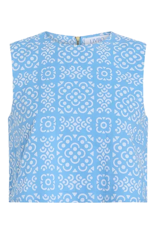 LIVRO Crop Top - Lanai Tile