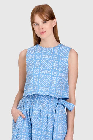 LIVRO Crop Top - Lanai Tile