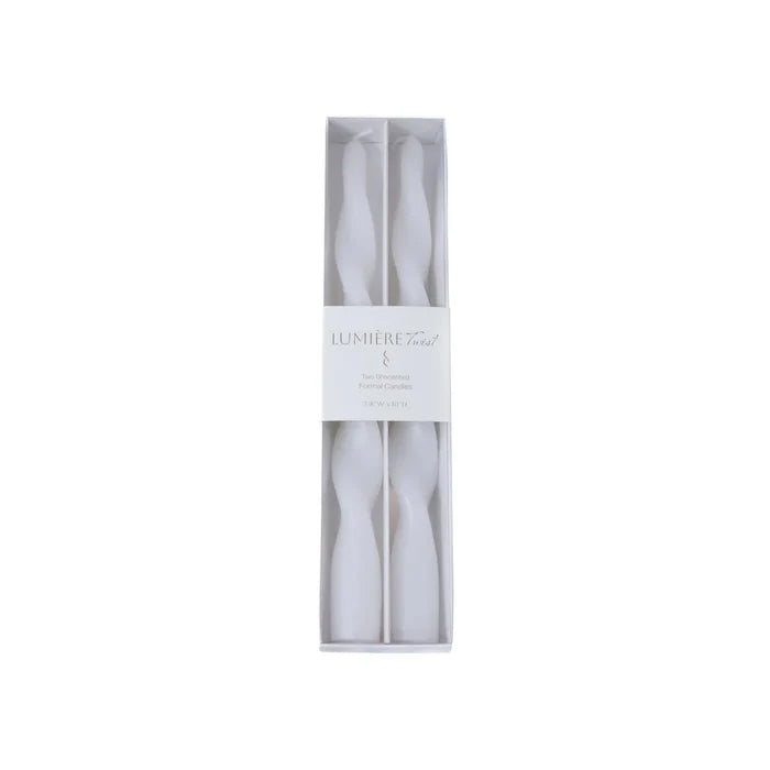 Lumiere Twist Formal Candles - Set of 2