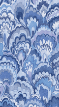 Marbled Ceramica Paper Guest Towel Napkins - Indigo