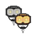 MASTER-T Series 3" Flood Beam Off-Road Lights with Amber Backlight