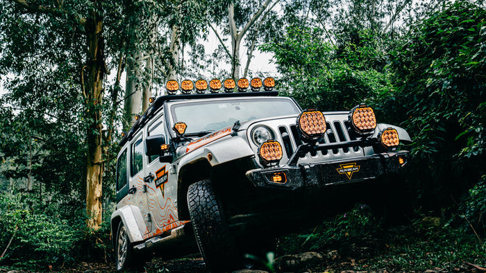 MASTER-T Series 3" Flood Beam Off-Road Lights with Amber Backlight