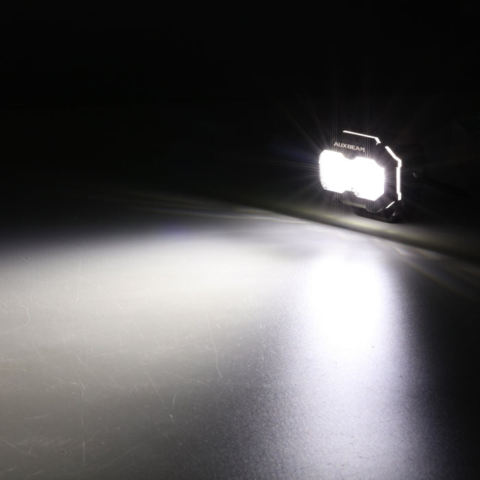 MASTER-T Series 3" Flood Beam Off-Road Lights with Amber Backlight