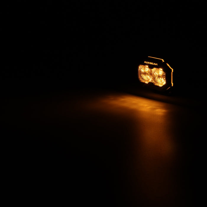 MASTER-T Series 3" Flood Beam Off-Road Lights with Amber Backlight
