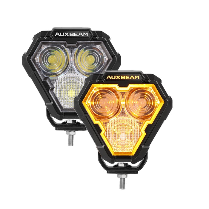 MASTER-T Series 5" Combo Beam Off-Road Lights with Dynamic Start-Up Amber Backlight