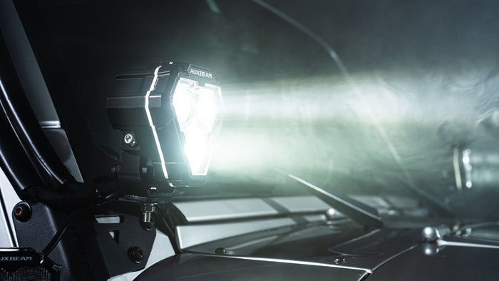 MASTER-T Series 5" Combo Beam Off-Road Lights with Dynamic Start-Up Amber Backlight