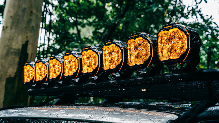 MASTER-T Series 5" Combo Beam Off-Road Lights with Dynamic Start-Up Amber Backlight