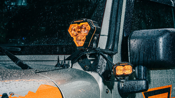 MASTER-T Series 5" Combo Beam Off-Road Lights with Dynamic Start-Up Amber Backlight