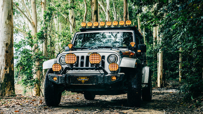 MASTER-T Series 5" Combo Beam Off-Road Lights with Dynamic Start-Up Amber Backlight