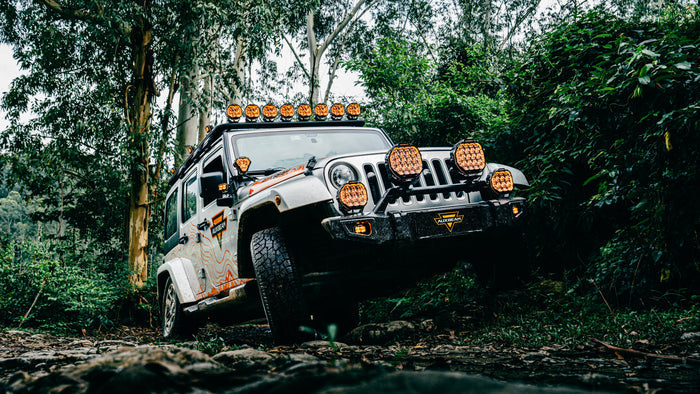 MASTER-T Series 5" Combo Beam Off-Road Lights with Dynamic Start-Up Amber Backlight