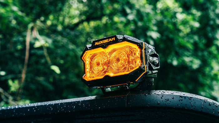 MASTER-T Series 5" Flood Beam Off-Road Lights with Dynamic Start-Up Amber Backlight