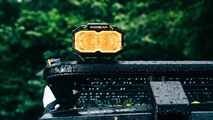MASTER-T Series 5" Flood Beam Off-Road Lights with Dynamic Start-Up Amber Backlight