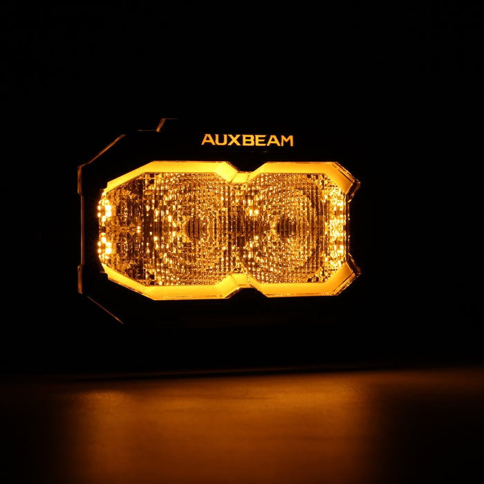 MASTER-T Series 5" Flood Beam Off-Road Lights with Dynamic Start-Up Amber Backlight