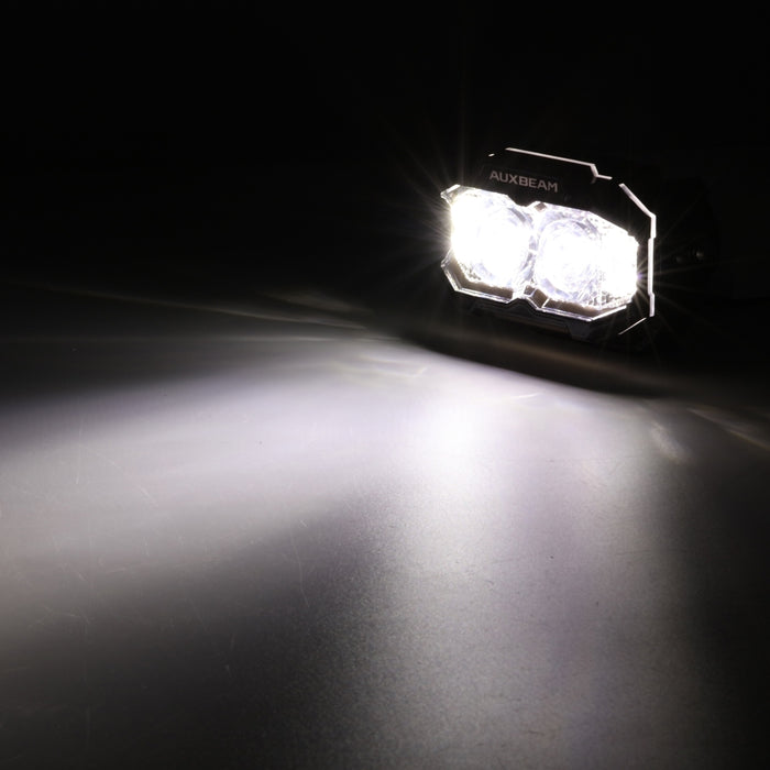 MASTER-T Series 5" Spot Beam Off-Road Lights with Dynamic Start-Up Amber Backlight