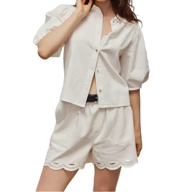 Melissa Nepton Laura Shirt - Off White