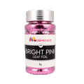 Metallic Leaf Foil pots - 5G Bright Pink - Maskscara