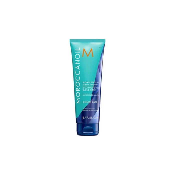 Moroccan Oil Blonde Perfecting Purple Shampoo 200ml - Maskscara