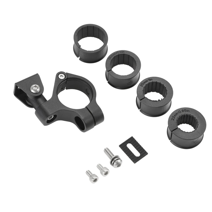 Motorcycle Universal Spotlight Bracket, 360 Degree Adjustment Tube Clamp Mounting Bracket Fit 0.87"-1.26" ATV UTV Roll Bar | 2 PCS