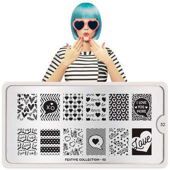 Moyou London Stamping Plate - Festive 52 - Maskscara