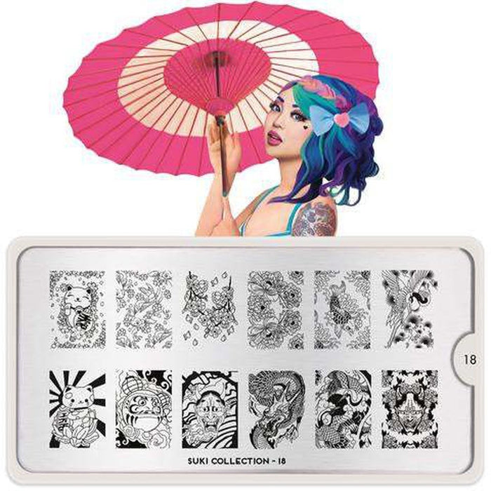 Moyou London Stamping Plate - Suki 18 - Maskscara