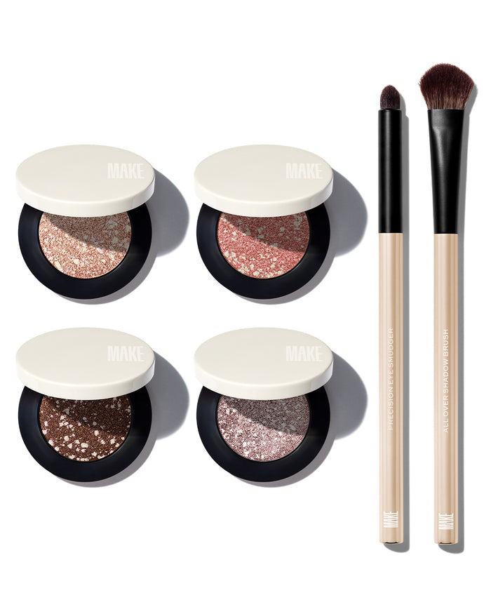best selling multi-chromatic eyeshadows and eyeshadow brushes