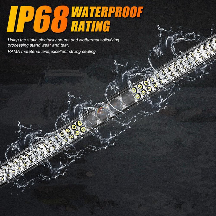 NEW 42 Inch 5D-PRO Series 44000LM Spot Beam Off Road Led Light Bar