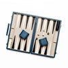 New School Backgammon Set (Black Croc)