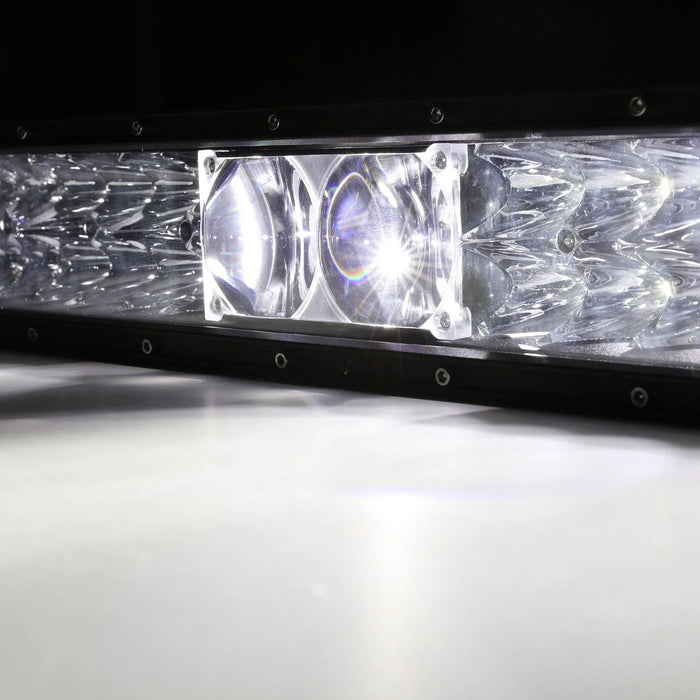 NEW VERSION 22 Inch 5D-PRO Series Combo Dual Row LED Light Bar with DT Wiring Harness Kit for Chevy Colorado