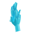 Nitrile Gloves - Blue Small - Maskscara