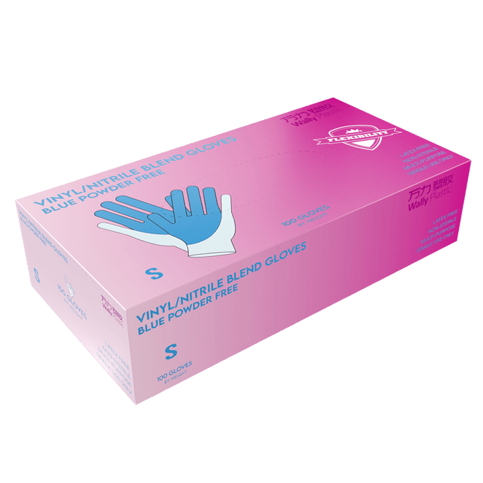 Nitrile Gloves - Blue Small - Maskscara