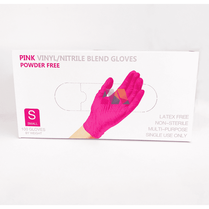 Nitrile Gloves - Pink Small - Maskscara