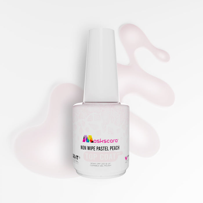 Non-Wipe Pastel Topcoat - Peach