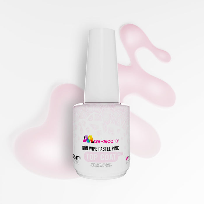 Non-Wipe Pastel Topcoat - Pink