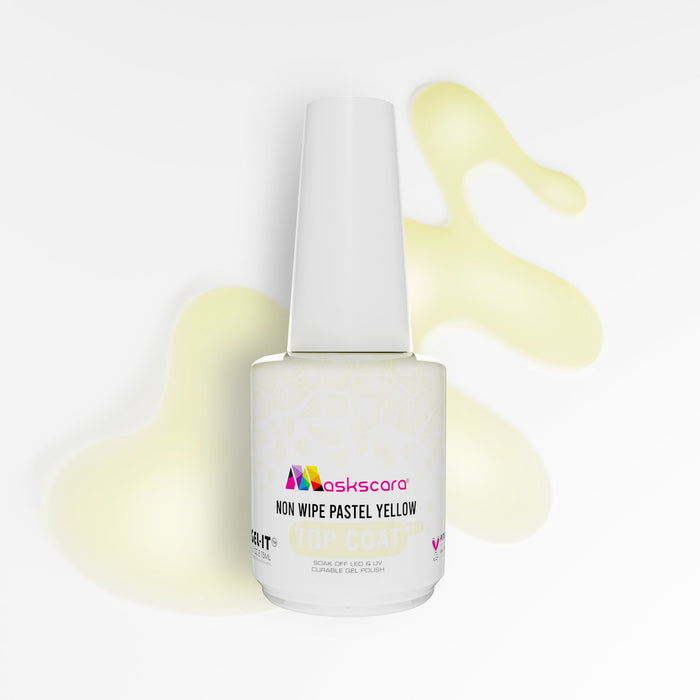 Non-Wipe Pastel Topcoat - Yellow