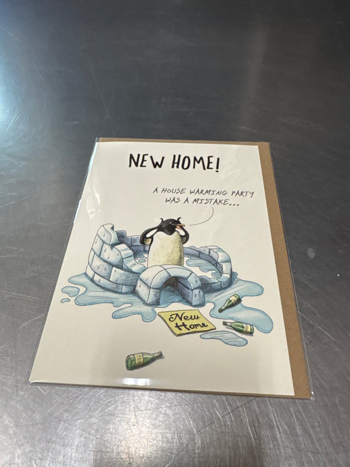Penguin Housewarming Card
