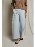 perfectwhitetee travel wide leg pants - mikos - powder blue