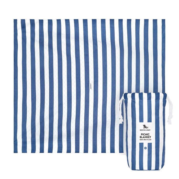 Picnic Blanket - Whitsunday Blue
