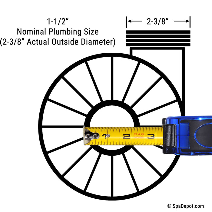 Pump Thread Adapter - 1.5" to 2"