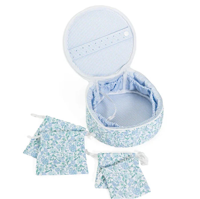 Quilted Jeweled Round - Hamptons Floral