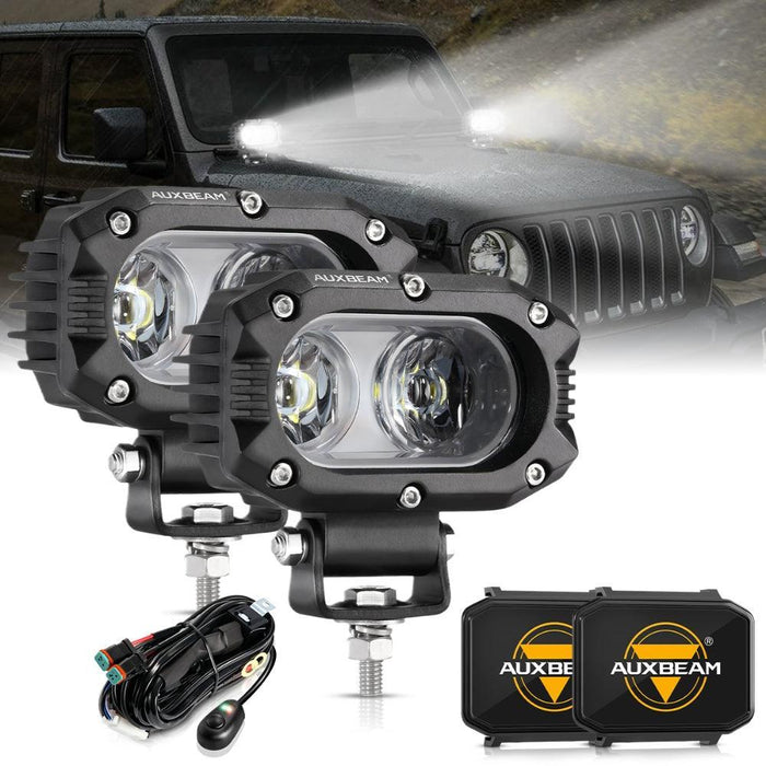2Pcs Pod Lights / Black Covers