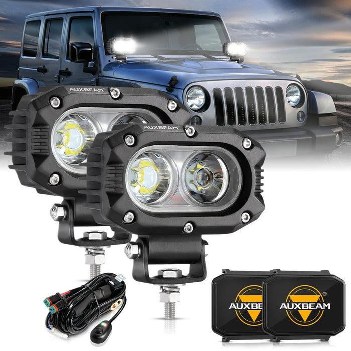 2Pcs Pod Lights / Black Covers