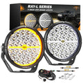 RAY-L Series | 9 Inch 318W 34180LM Dual DRL Offroad LED Driving Lights