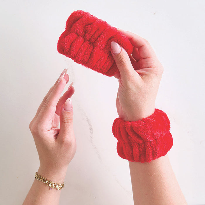 Red Spa Wristbands