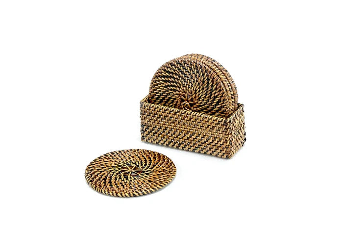 Round Coasters 6 with Case