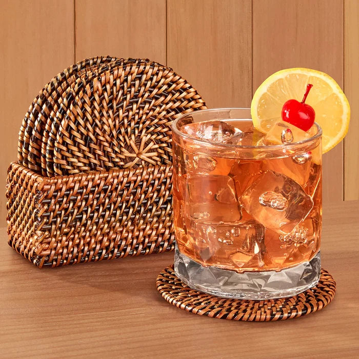 Round Coasters 6 with Case