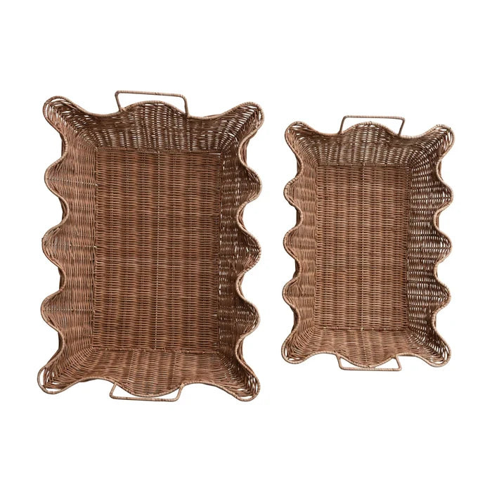 Scalloped Nesting Trays - 2 Sizes