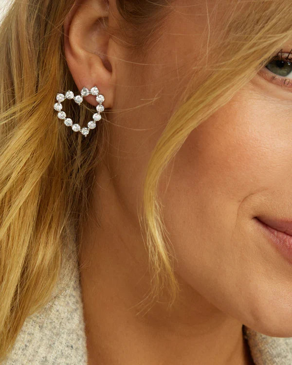She's an Icon Baby Heart Earrings
