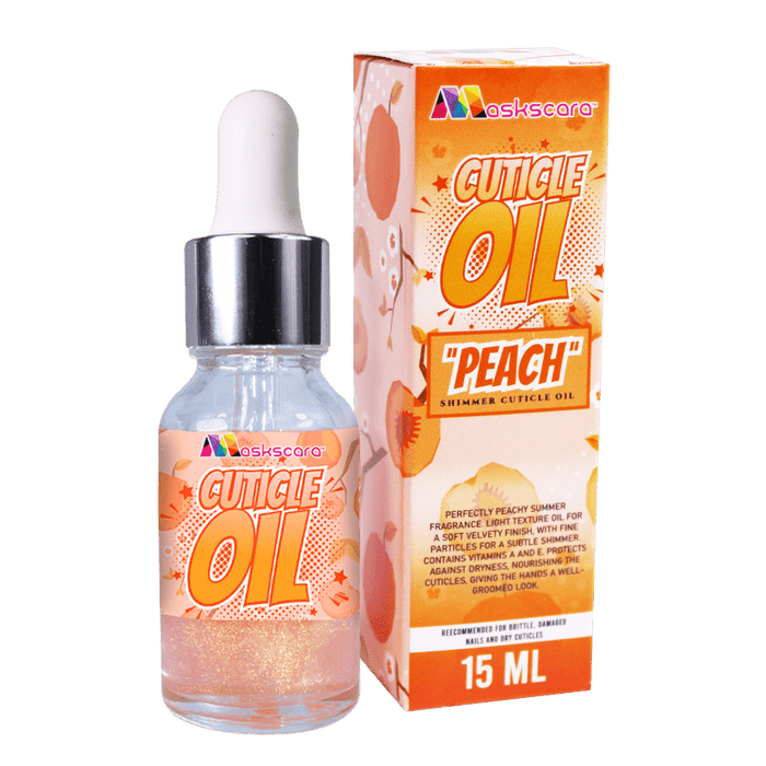 Shimmer Firming Cuticle Oil - Peach - Maskscara